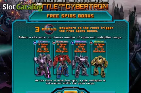 Οθόνη6. Transformers Battle for Cybertron Κουλοχέρης