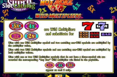 Οθόνη3. Super Times Pay Hot Roll Κουλοχέρης