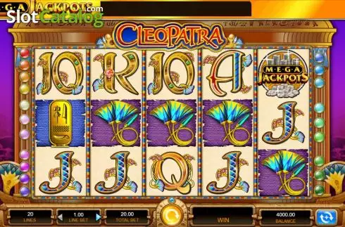 Οθόνη4. MegaJackpots Cleopatra Κουλοχέρης