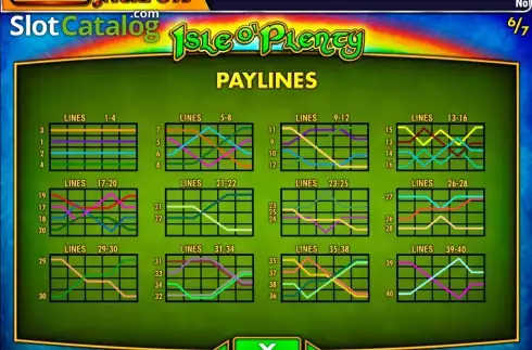 Οθόνη7. MegaJackpots Isle O'Plenty Κουλοχέρης