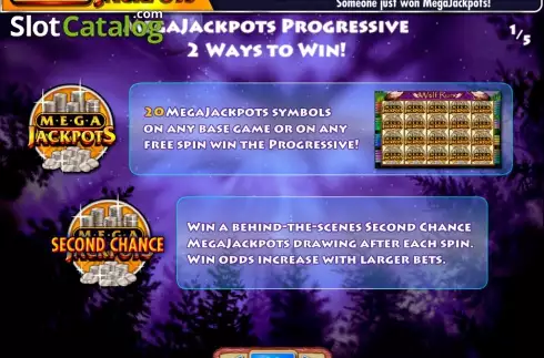 Οθόνη2. MegaJackpots Wolf Run Κουλοχέρης