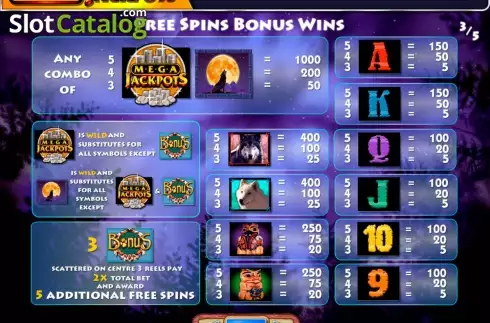 Οθόνη4. MegaJackpots Wolf Run Κουλοχέρης