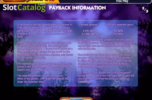 Οθόνη6. MegaJackpots Wolf Run Κουλοχέρης
