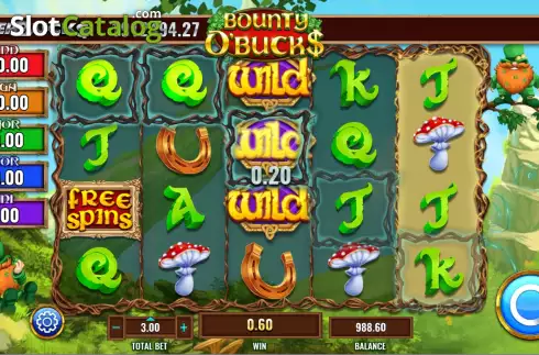 Οθόνη3. Powerbucks Bounty O'Bucks Κουλοχέρης