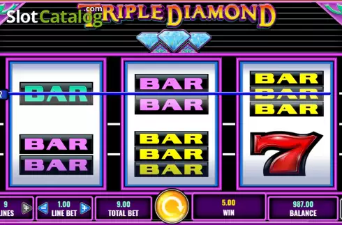 Οθόνη3. Triple Diamond Κουλοχέρης