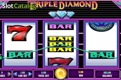 Οθόνη4. Triple Diamond Κουλοχέρης