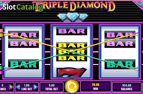 Οθόνη6. Triple Diamond Κουλοχέρης