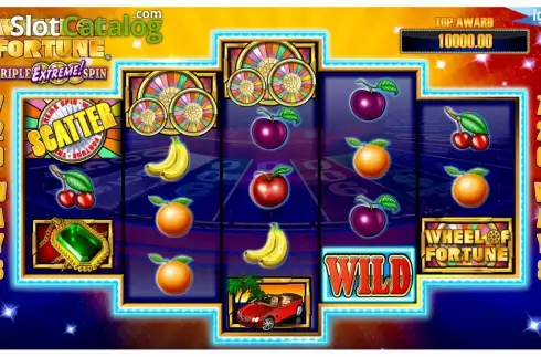 Πίνακας πληρωμών. Wheel of Fortune Triple Extreme Spin Κουλοχέρης