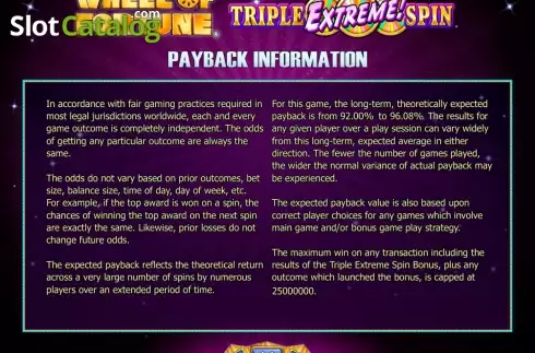 Οθόνη6. Wheel of Fortune Triple Extreme Spin Κουλοχέρης