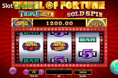 Οθόνη2. Wheel of Fortune Triple Gold Gold Spin Κουλοχέρης