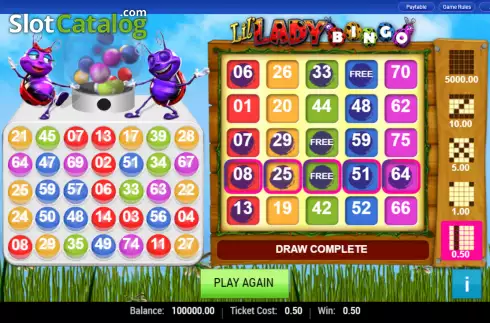 Οθόνη4. Lil Lady Bingo Κουλοχέρης
