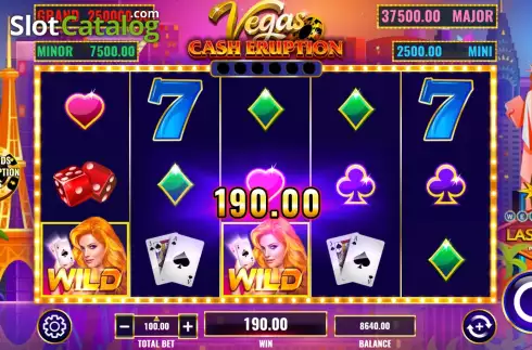 Οθόνη5. Cash Eruption Vegas Κουλοχέρης