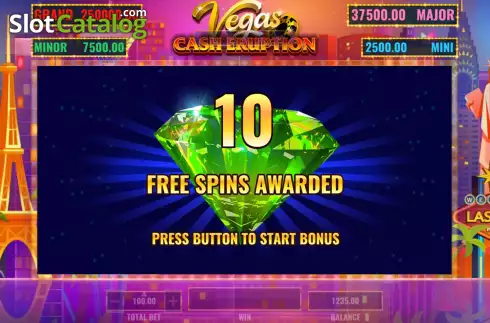 Οθόνη7. Cash Eruption Vegas Κουλοχέρης