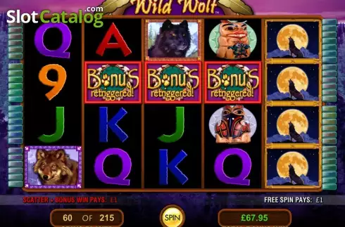 Δωρεάν περιστροφές. Wild Wolf (IGT) Κουλοχέρης 