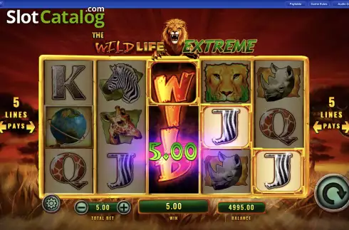Οθόνη3. The Wild Life Extreme Κουλοχέρης