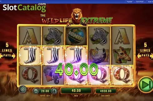 Οθόνη5. The Wild Life Extreme Κουλοχέρης