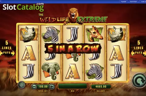 Οθόνη6. The Wild Life Extreme Κουλοχέρης