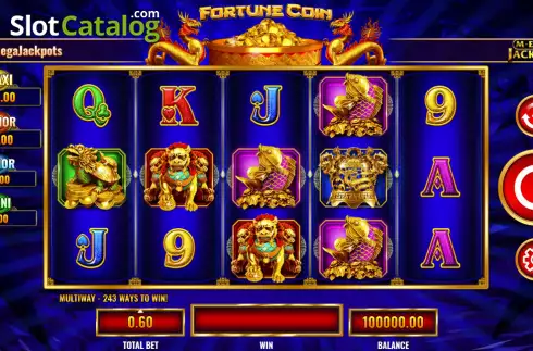 Οθόνη2. Fortune Coin MegaJackpots Κουλοχέρης