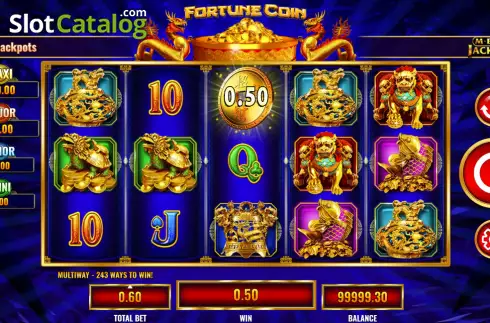 Οθόνη3. Fortune Coin MegaJackpots Κουλοχέρης