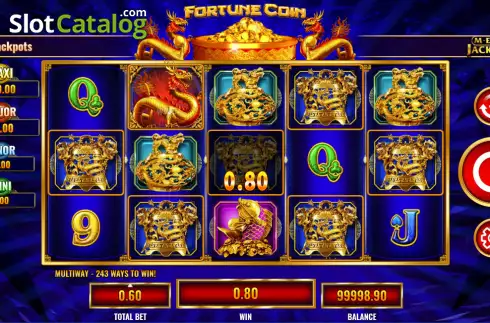 Οθόνη4. Fortune Coin MegaJackpots Κουλοχέρης