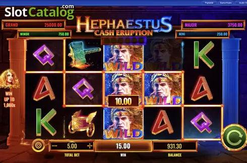 Οθόνη7. Cash Eruption Hephaestus Κουλοχέρης