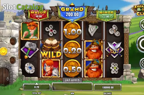 Οθόνη2. Treasure Box Clans Κουλοχέρης 