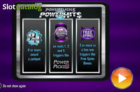 Οθόνη2. PowerBucks PowerHits Κουλοχέρης 