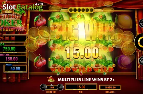 Οθόνη6. Cash Eruption Red Hot Joker Κουλοχέρης