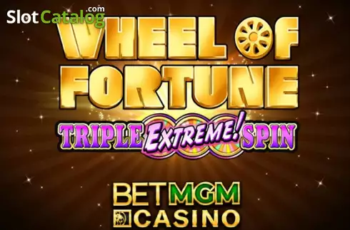 Wheel of Fortune Triple Extreme Spin BetMGM Λογότυπο Wheel of Fortune Triple Extreme Spin BetMGM Λογότυπο
