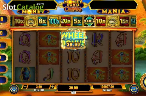 Οθόνη3. Money Mania Cleopatra Κουλοχέρης