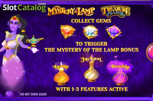 Οθόνη2. Mystery of the Lamp Treasure Oasis Κουλοχέρης