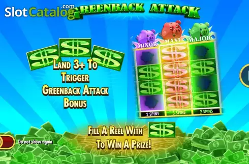 Οθόνη2. Greenback Attack Κουλοχέρης