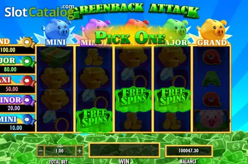 Οθόνη8. Greenback Attack Κουλοχέρης