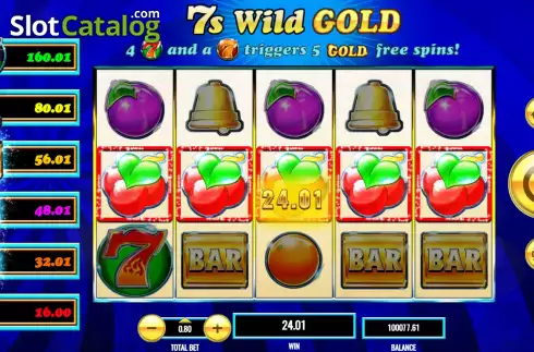 Οθόνη4. 7s Wild Gold Κουλοχέρης