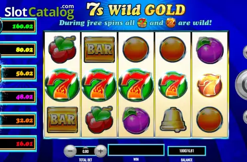 Οθόνη5. 7s Wild Gold Κουλοχέρης