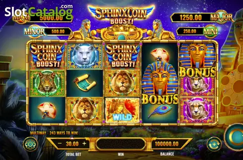 Οθόνη2. Sphinx Coin Boost Κουλοχέρης