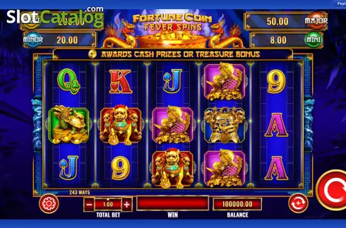 Οθόνη2. Fortune Coin Fever Spins Κουλοχέρης 