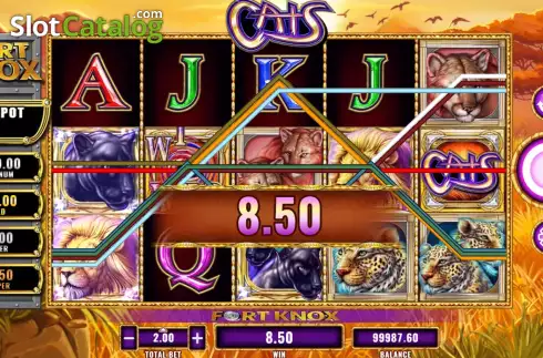 Οθόνη3. Fort Knox Cats Κουλοχέρης