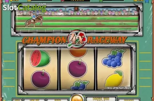 Οθόνη 4. Champion Raceway Κουλοχέρης
