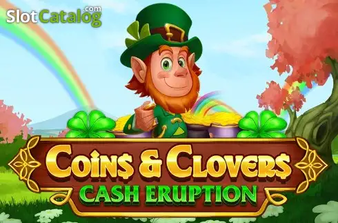 Cash Eruption Coins & Clovers Λογότυπο Cash Eruption Coins & Clovers Λογότυπο