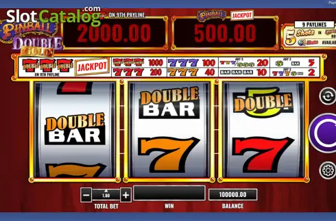 Οθόνη2. Pinball Double Gold Κουλοχέρης 