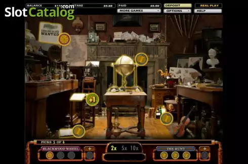 Παιχνίδι μπόνους. Sherlock Holmes The Hunt for Blackwood Slot Κουλοχέρης