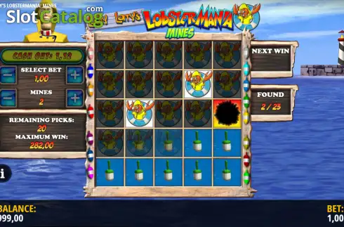 Οθόνη3. Lucky Larry's Lobstermania Mines Κουλοχέρης