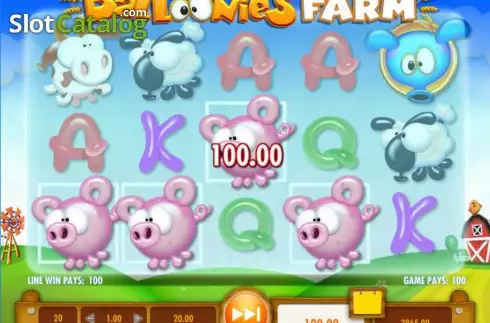 Οθόνη 3. Balloonies Farm Κουλοχέρης