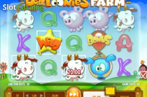 Οθόνη 4. Balloonies Farm Κουλοχέρης