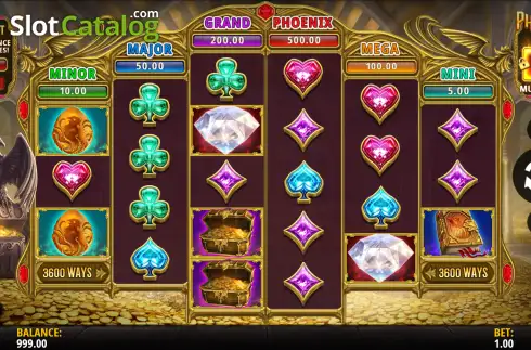 Οθόνη2. Phoenix Fortune (IGT) Κουλοχέρης