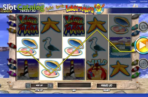Οθόνη3. Lucky Larry's Lobstermania MegaJackpots Κουλοχέρης 