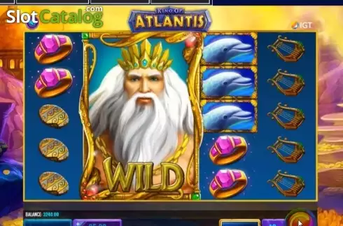 Οθόνη 3. King of Atlantis (IGT) Κουλοχέρης
