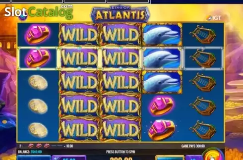 Οθόνη 4. King of Atlantis (IGT) Κουλοχέρης