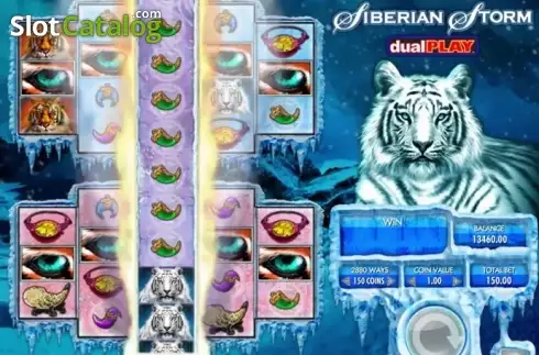 Οθόνη 3. Siberian Storm Dual Play Κουλοχέρης